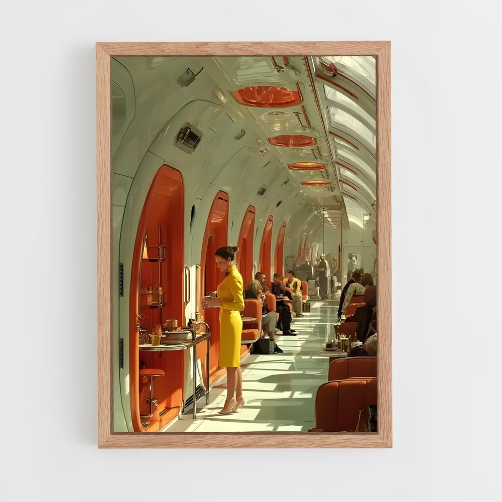 Poster La Salle des Réunions – affiche Espace rétro (vue 4)